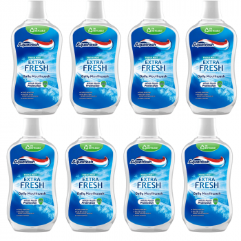 Aquafresh Fresh Mint Extra Fresh 8x500ml