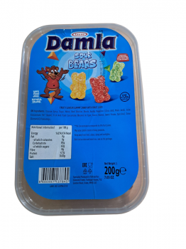 Damla Sour Bears Gummy Sweets 200g