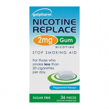 Galpharm Nicotine Replace Peppermint 2mg Gums, 36 Pieces
