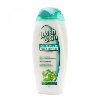 Wash & Go Shower Shampoo Refreshing With Water Mint 250ml