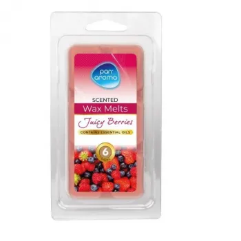 Pan Aroma Juicy Berry Scented Wax Melts, 6 Blocks