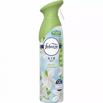 Febreze Aerosol Mist Air Freshener Spray White Jasmine Scent 185ml