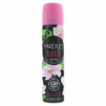 Yardley Blossom & Peach Body Spray 75ml