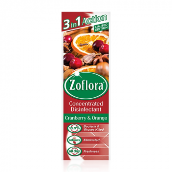 Zoflora Concentrated Disinfectant Cranberry & Orange 250ml 