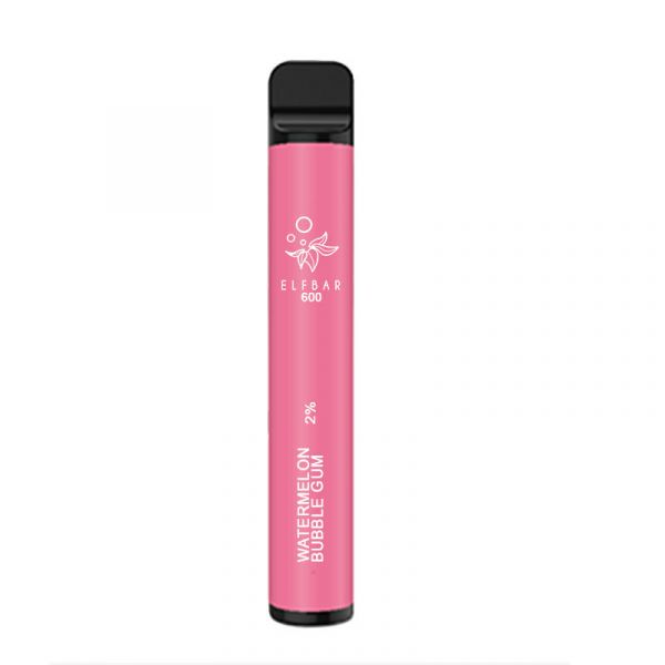 ELFBAR600 Watermelon Bubble Gum Disposable Vape