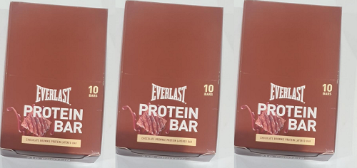 Everlast Protein Bar Chocolate Brownie Flavour (30x 63g Bars - Full Case)