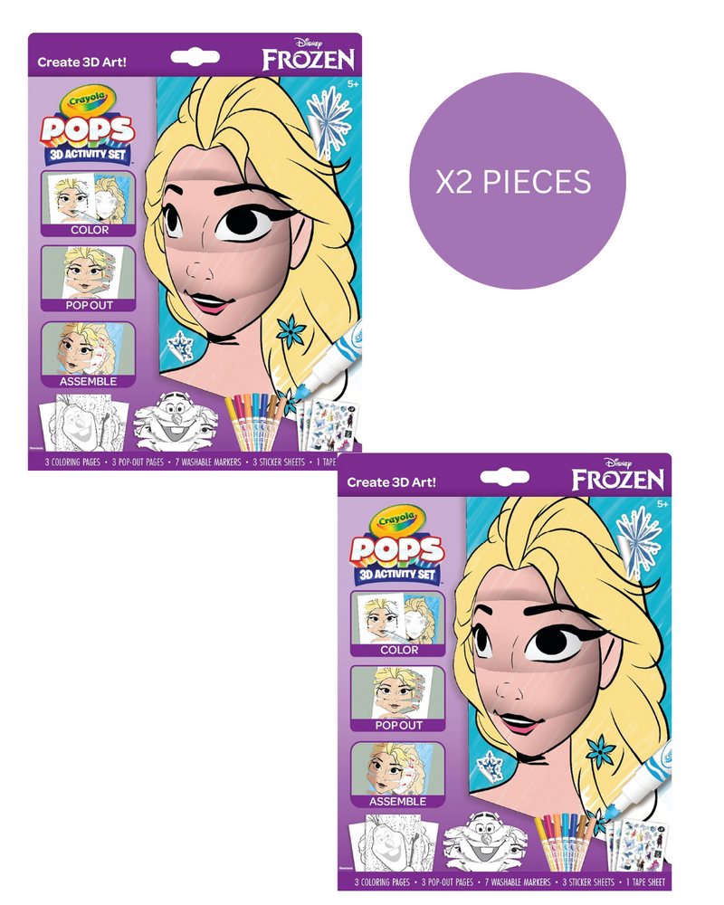 CRAYOLA POPS 3D Frozen Activity Set 