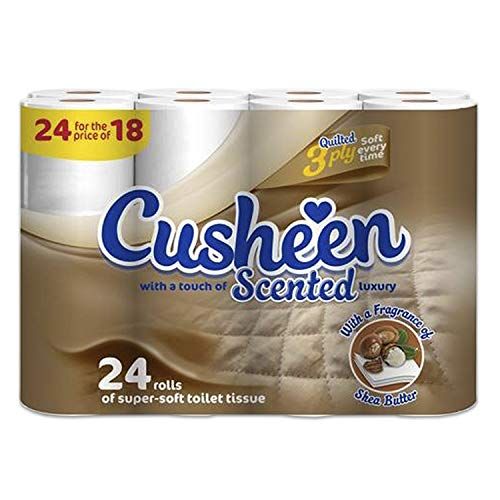 Cusheen TOILET_PAPER size: 24 Count (Pack of 1)
