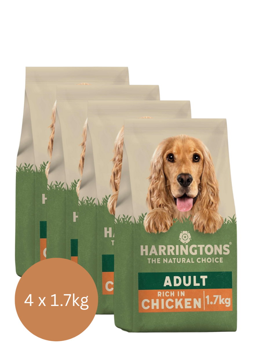 Harringtons Complete Dry Adult Dog Food Chicken (4 x 1.7kg) 