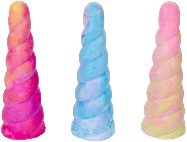 Crayola Unicorn Horns Washable Sidewalk Chalk 3 Pieces 