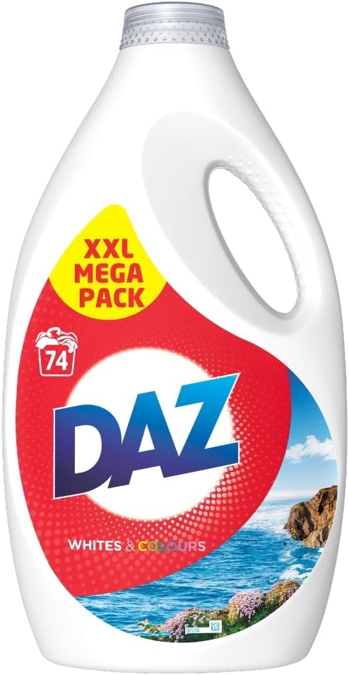 Daz Detergent Liquid 4 x 74 Washes, 296 Washes