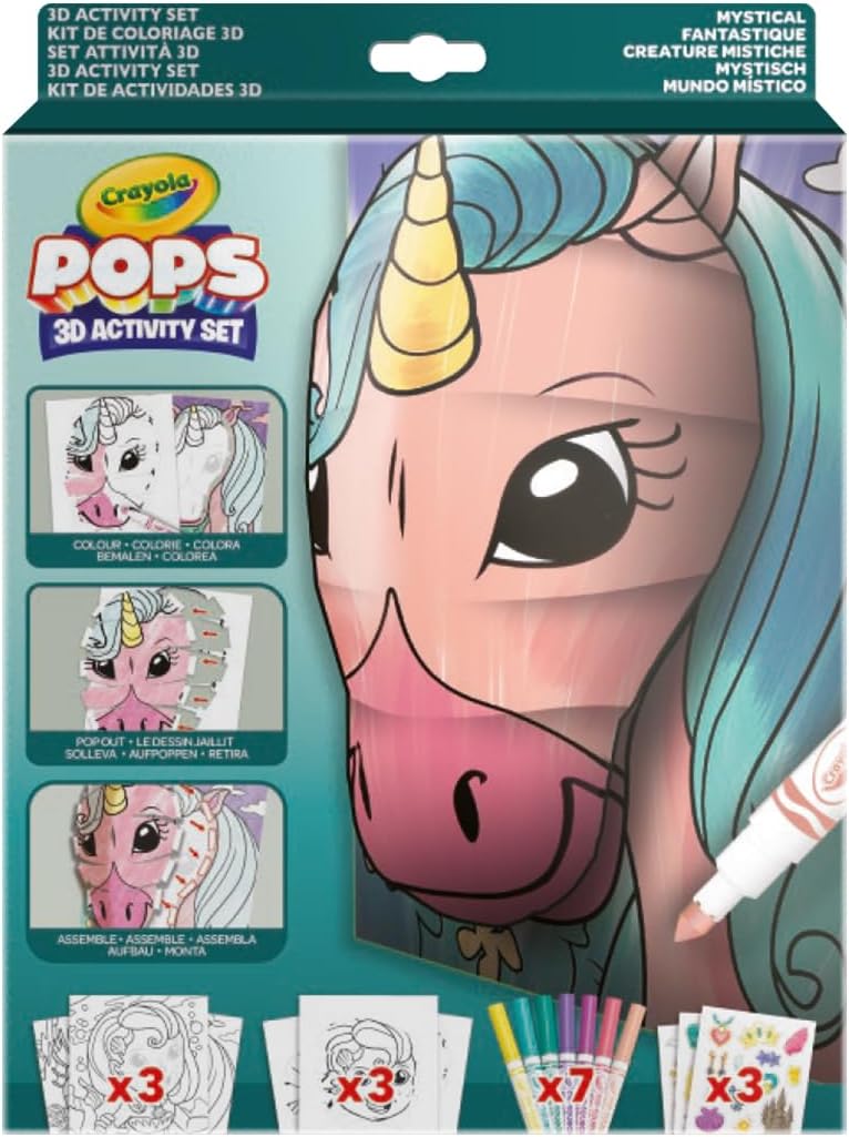 CRAYOLA POPS Unicorn 3D Activity Set