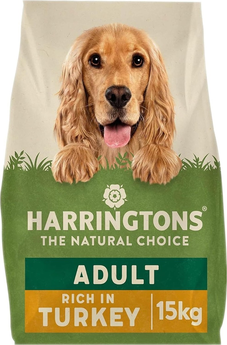 Harringtons Complete Dry Adult Dog Food Turkey & Veg 15kg 