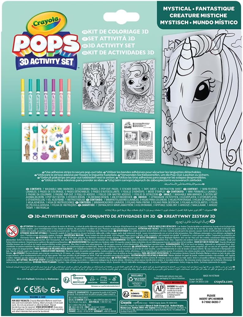 CRAYOLA POPS Unicorn 3D Activity Set