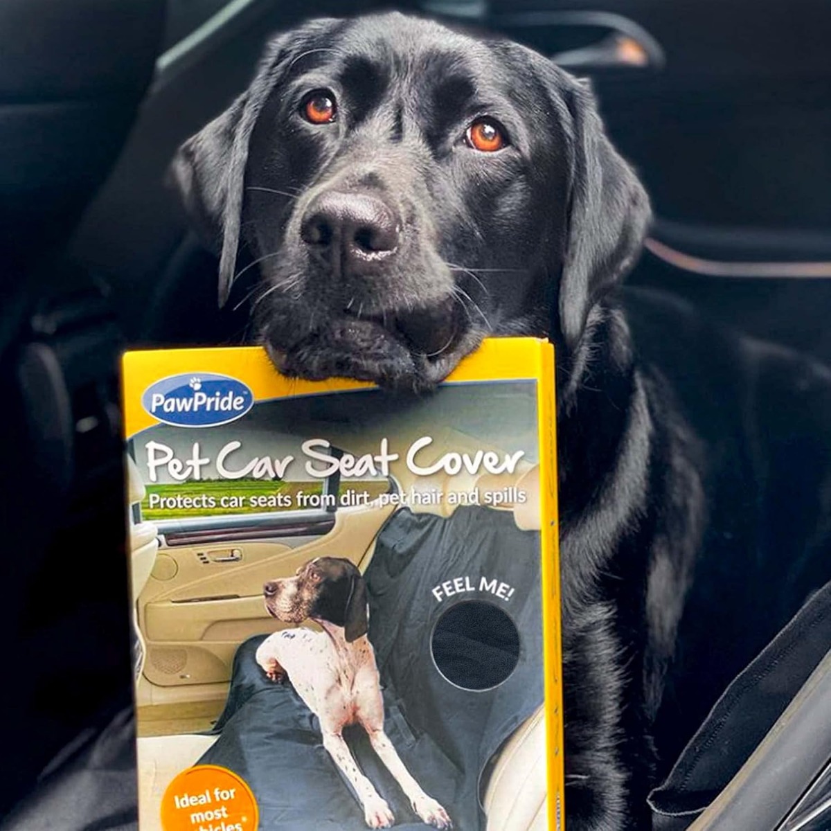 Paw Pride Waterproof Pet Rear Car Seat Cover 135 x 131cm