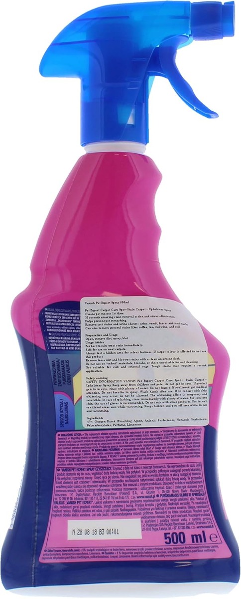 Vanish Pet Expert Oxi Action Spray, 500ml