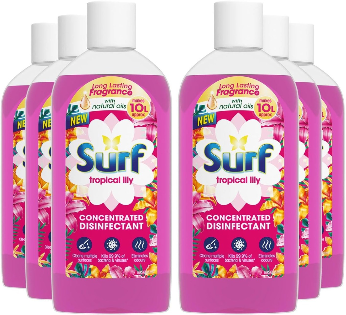 Surf Tropical Lily Concentrated Disinfectant (6 x 240ml)