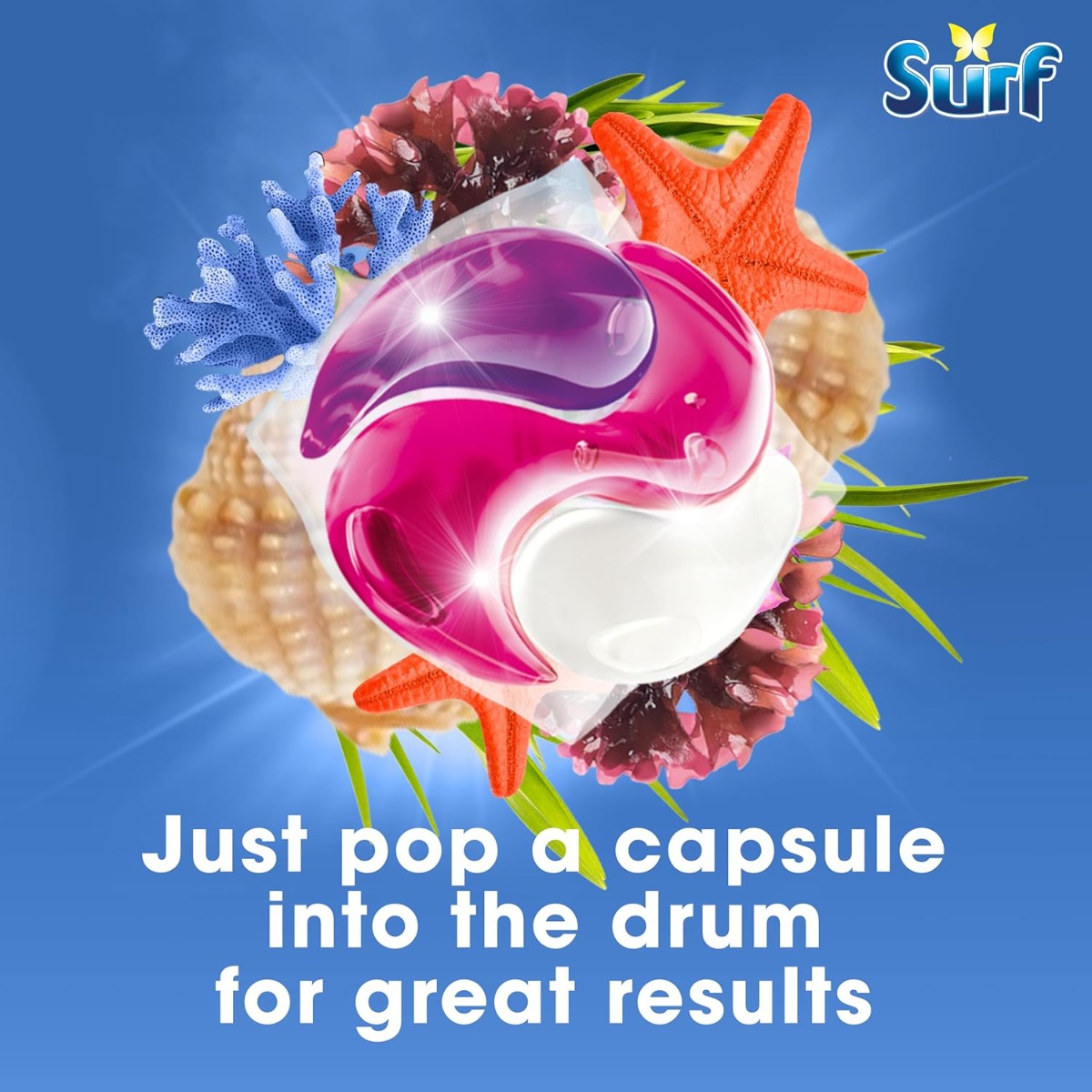 Surf 3 in 1 Deep Sea Laundry Capsules 51 Washes