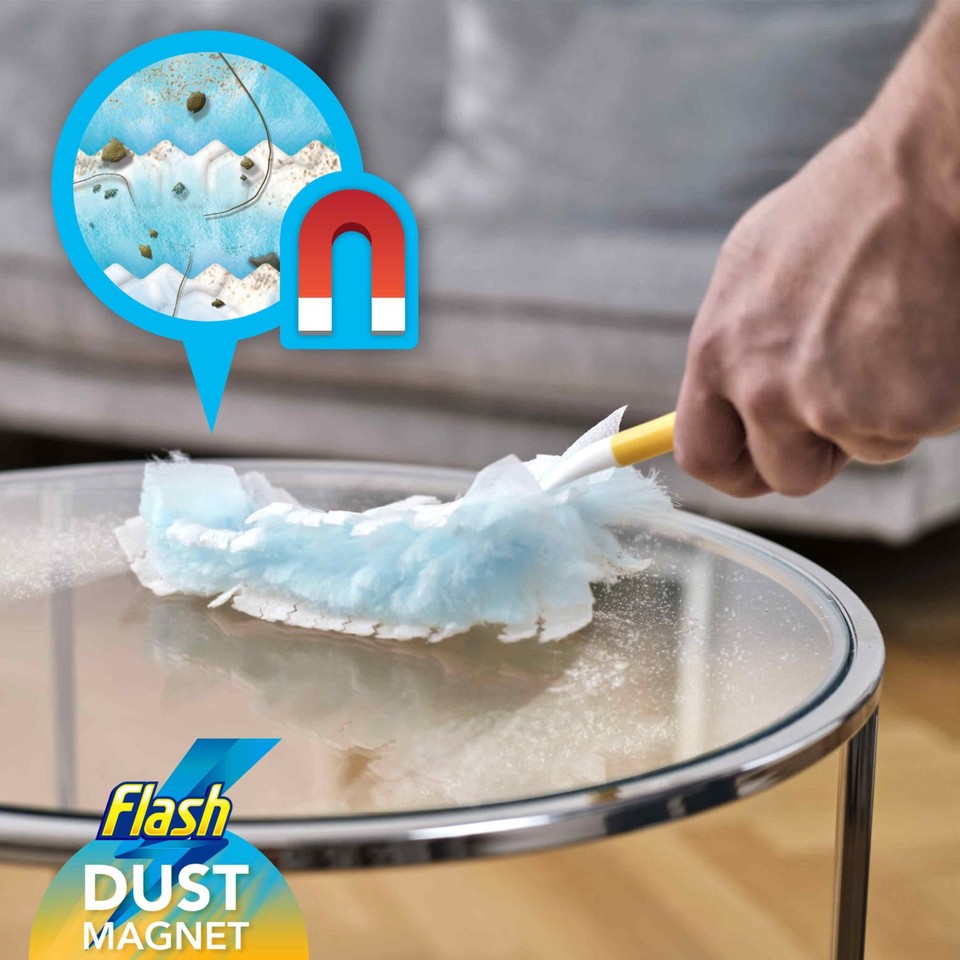 Mrs Hinch Cosy Season Flash Dust Magnet Starter Kit - Dust Magnet Duster & Refills