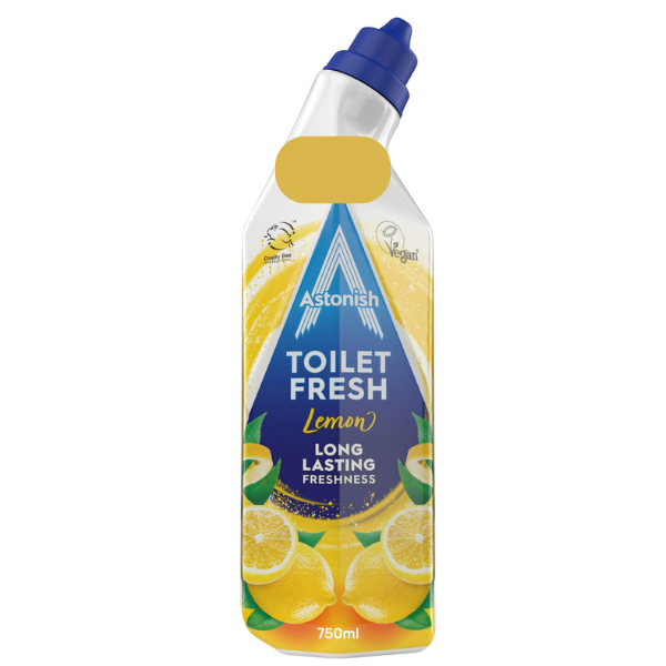 Astonish Toilet Fresh Gel Lemon Scent 12 x 750ml 