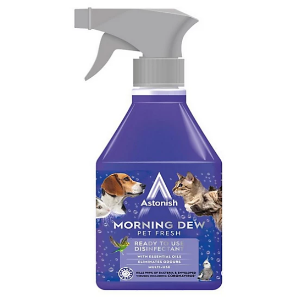 Astonish Disinfectant Spray Ready to Use Morning Dew Trigger Spray 550ml