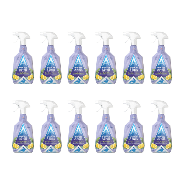 Astonish Window & Glass Cleaner With Lemon Oil (12 x 750ml)