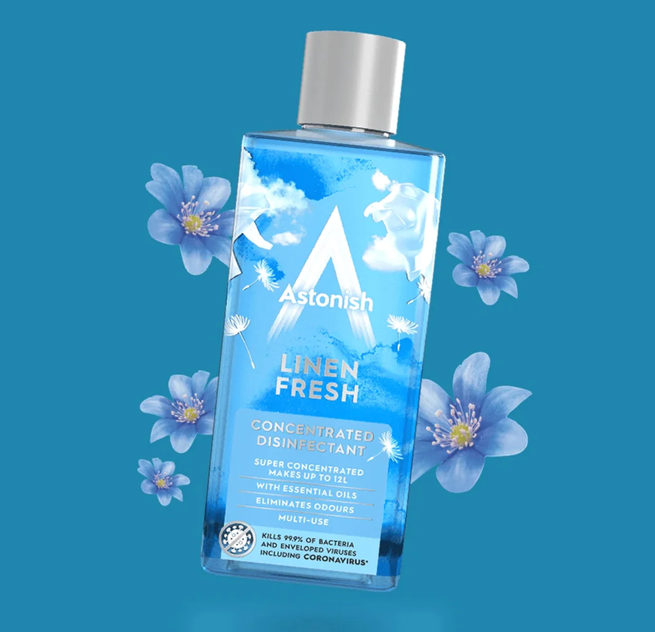 Astonish Concentrated Disinfectant Linen Fresh 300ml