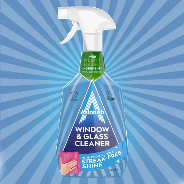 Astonish Window & Glass Cleaner With Lemon Oil (12 x 750ml)