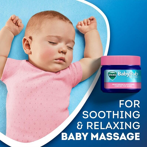 Vicks BabyRub - Moisturising and Soothing Comfort - 50g