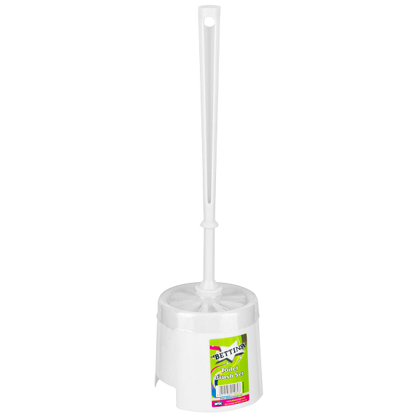 Bettina Toilet Brush Set Classic White