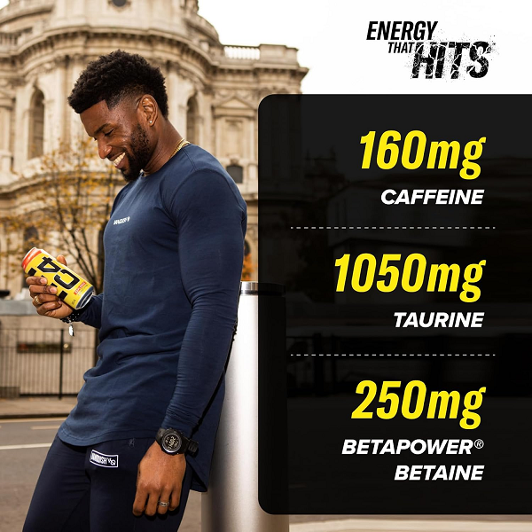 C4 Energy Drink Zero Sugar Millions Strawberry Flavour 12 x 500ml
