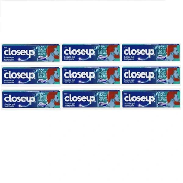 Closeup Fluoride Gel Toothpaste Peppermint Drops 9 x 90g