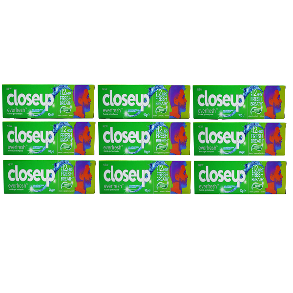 Closeup Fluoride Gel Toothpaste Menthol Paradise 9 x 90g
