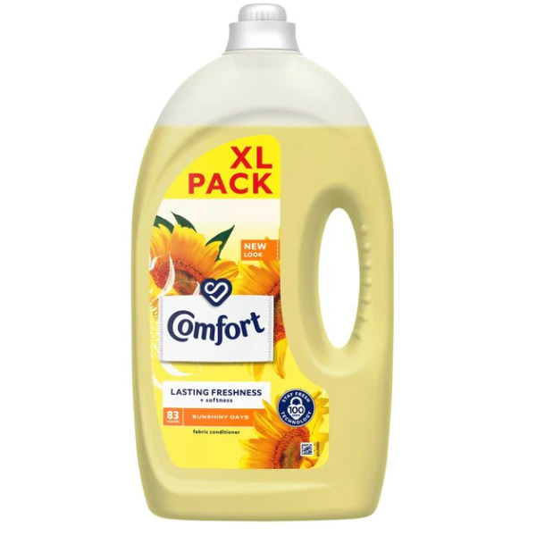 Comfort Sunshiny Days Fabric Softener 83 Washes XL Pack 2490ml