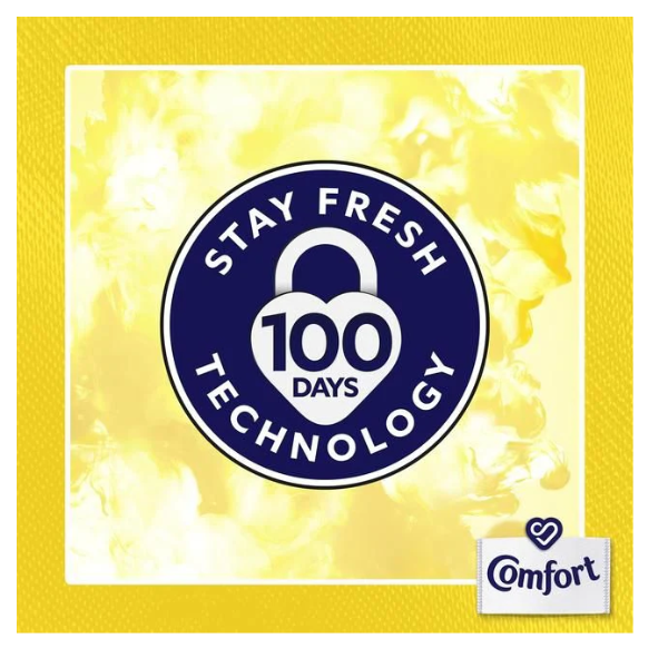 Comfort Sunshiny Days Fabric Softener 83 Washes XL Pack 2490ml