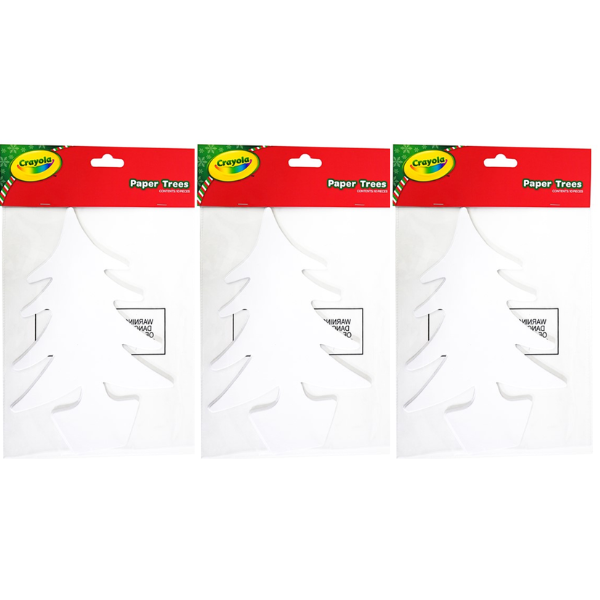 Crayola Paper Trees 10 Pieces x3 Packs