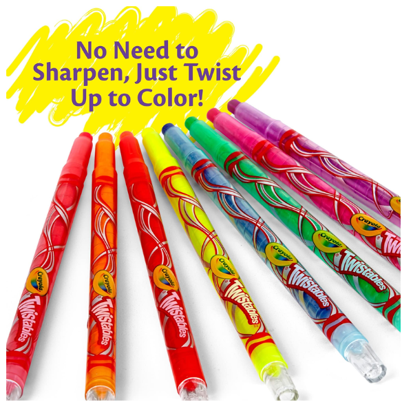 Crayola Twistable Extreme Colors Crayons 8pcs
