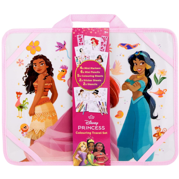 Disney Princess Travel Painting Table Pens And stickers Set for Girls