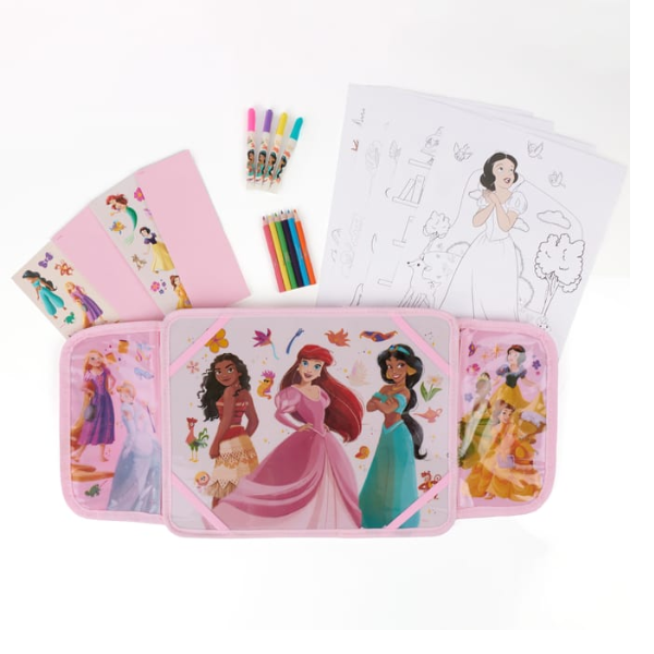Disney Princess Travel Painting Table Pens And stickers Set for Girls