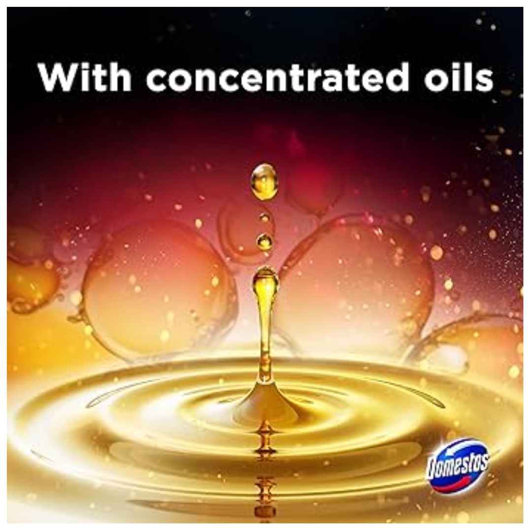 Domestos Toilet Rim Block Aroma Lux Dahlia Wish 5 x 3pk