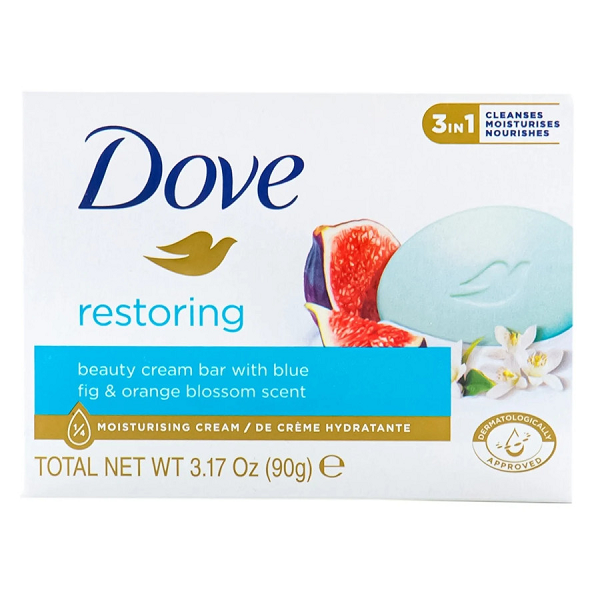 Dove Restoring Blue Fig Beauty Cream Bar - 90g