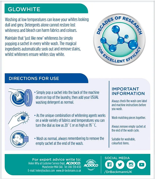  Dr. Beckmann Glowhite Everyday Whitening 5 Sachets