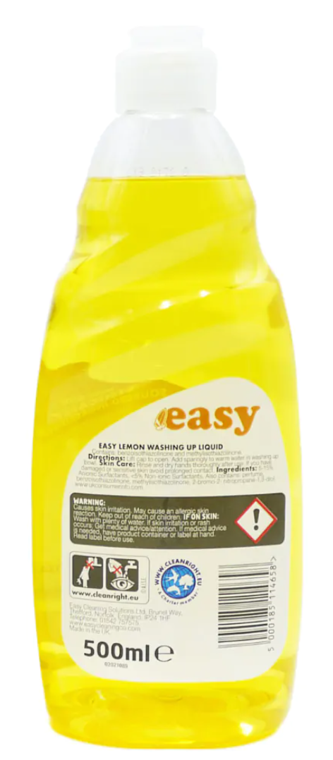 Easy Washing Up Liquid Lemon Scent 500ml
