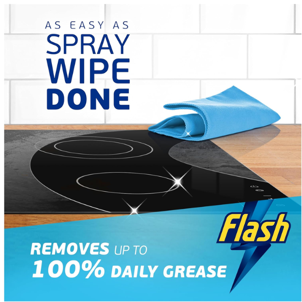 Flash Wipe Done Multi-Purpose Spray, Crisp Lemon 10 x 800ml