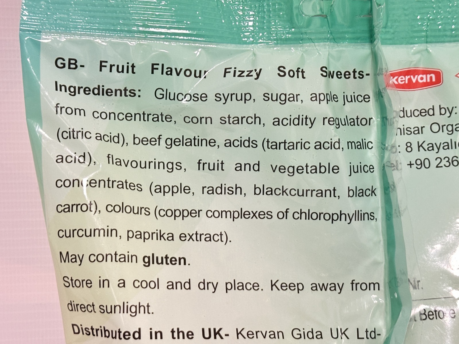 Bebeto Fizzy Mix Fruit Flavour Pick & Mix Sweets – 1kg Bag 