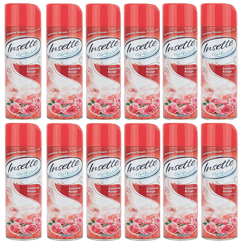 Insette Air Freshener Summer Roses (12 x 300ml)