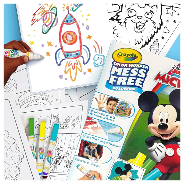 Crayola Disney Junior Mickey Colour Wonder Mess Free Set 