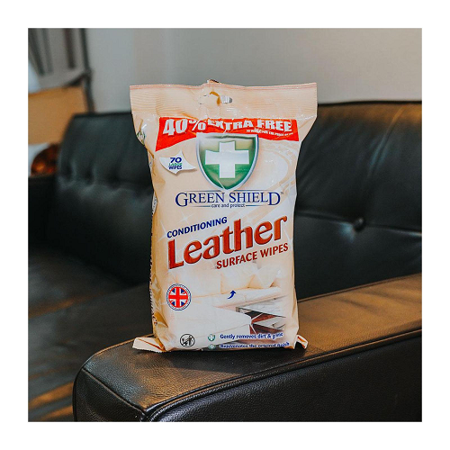 Green Shield Conditioning Surface Wipes 70 Wipes Leather