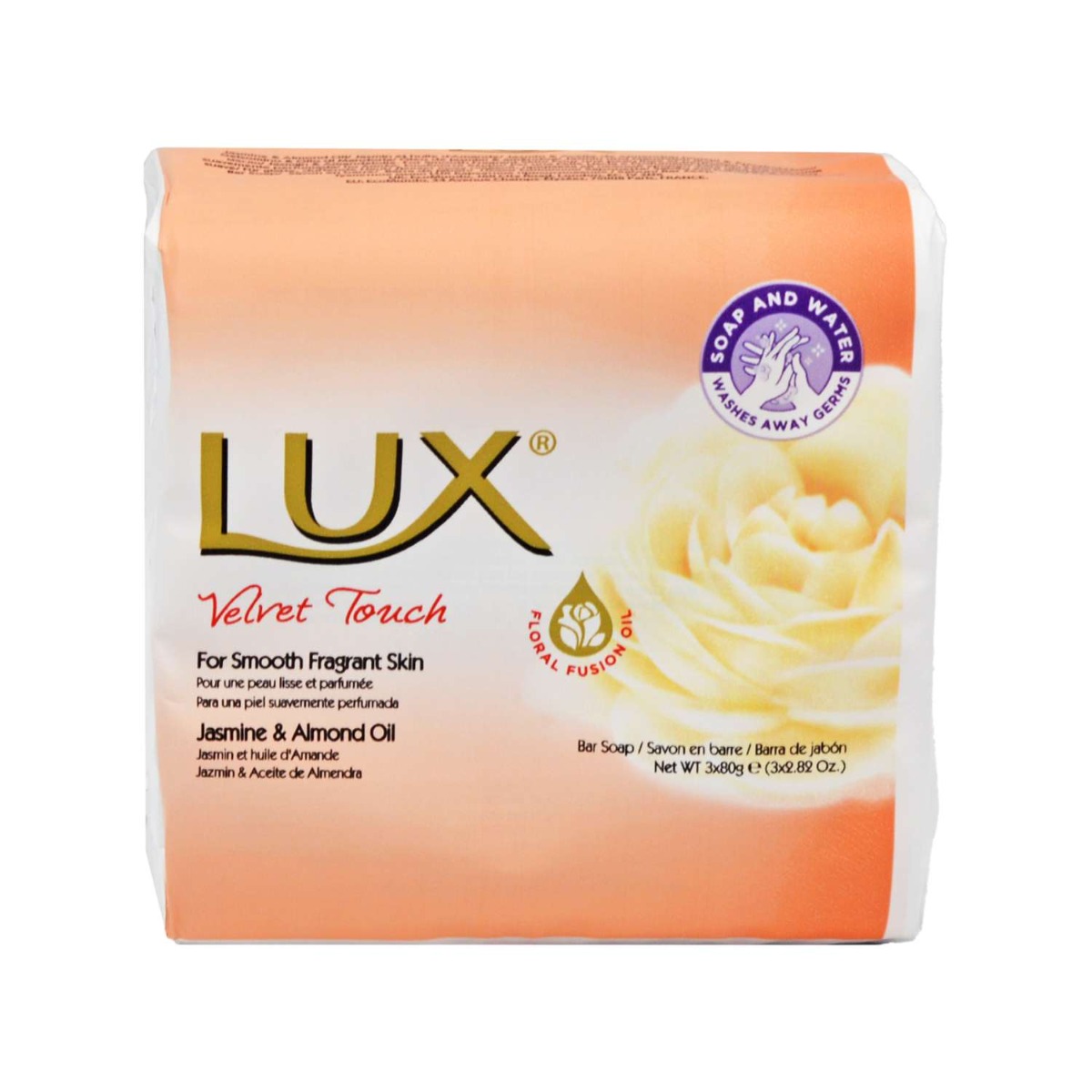 Lux Soap Bars Velvet Touch 3x 80g
