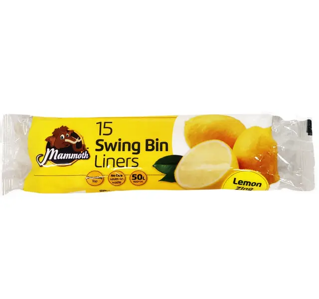 Mammoth Drawstring Lemon Zing Swing Liner 15 Pack